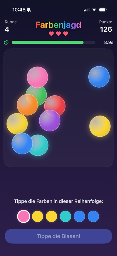 Farbenjagd Screenshot