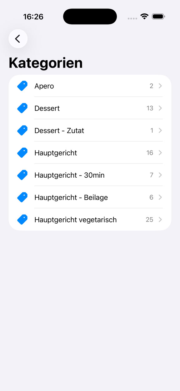 iPad Ansicht